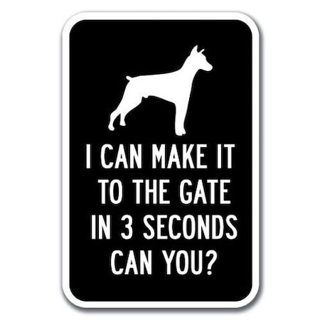 Signmission Safety Sign, 12 in Height, Aluminum, 18 in Length, Guard Dog - I Can Make A-1218 Guard Dog - I Can Make